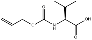 N-Alloc-L-Valine Struktur