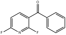 (2,6-Di?uoropyridin-3-yl)(phenyl)m ethanone Struktur