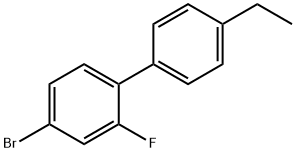 1,1'-Biphenyl, 4-bromo-4'-ethyl-2-fluoro- Struktur