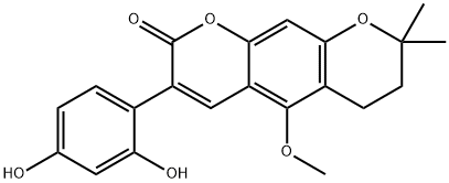 ISOGLYCYCOUMARIN Struktur