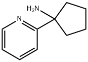 Cyclopentanamine, 1-(2-pyridinyl)- Struktur