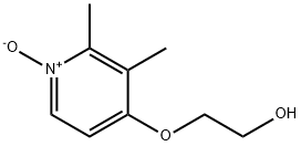 4-(2-hydroxyethoxy)-2,3-dimethylpyridine N-oxide Struktur