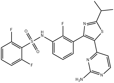 Dabrafenib Desmethyl Impurity Struktur