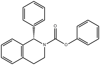 Phenyl (S)-1-Phenyl-1,2,3,4-tetrahydroisoquinoline-2-carboxylate Struktur