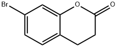 2H-1-Benzopyran-2-one, 7-bromo-3,4-dihydro- Struktur