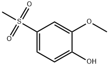 Phenol, 2-methoxy-4-(methylsulfonyl)- Struktur