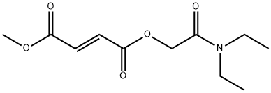 Tepilamide fumarate Struktur