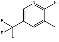 Pyridine, 2-bromo-3-methyl-5-(trifluoromethyl)- Struktur