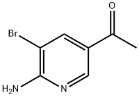 1-(6-amino-5-bromopyridin-3-yl)ethanone Struktur