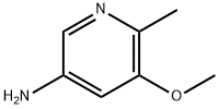 3-Pyridinamine, 5-methoxy-6-methyl- Struktur