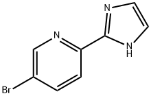 Pyridine, 5-bromo-2-(1H-imidazol-2-yl)- Struktur