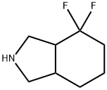 1H-Isoindole, 4,4-difluorooctahydro- Struktur