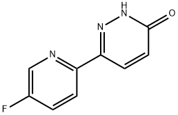 3-Hydroxy-6-(5-fluoropyridyl-2-yl)pyridazine Struktur