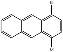 Anthracene, 1,4-dibromo- Struktur