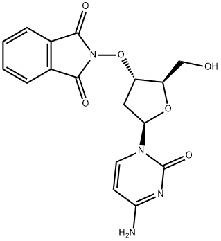 2'-deoxy-3'-O-(1,3-dihydro-1,3-dioxo-2H-isoindol-2-yl)-Cytidine Struktur