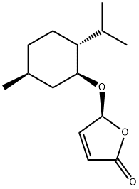 2(5H)-Furanone, 5-[[(1S,2R,5S)-5-methyl-2-(1-methylethyl)cyclohexyl]oxy]-, (5S)- Struktur