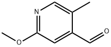 2-methoxy-5-methylisonicotinaldehyde Struktur