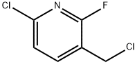 Pyridine, 6-chloro-3-(chloromethyl)-2-fluoro- Struktur