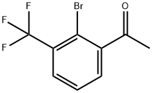 Ethanone, 1-[2-bromo-3-(trifluoromethyl)phenyl]- Struktur