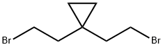 Cyclopropane, 1,1-bis(2-bromoethyl)- Struktur