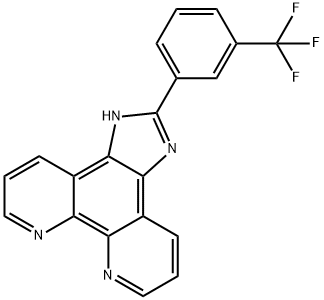 2-(3-trifluoroMethylphenyl)iMidazole[4,5f][1,10]phenanthroline Struktur