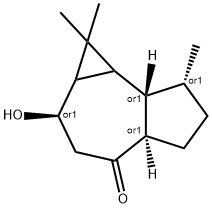 10(14)-Aromadendrene-4,8-diol, derivative of Struktur