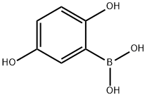 (2,5-dihydroxyphenyl)boronicacid Struktur