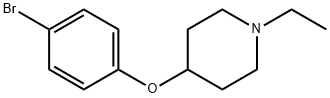 4-(4-bromophenoxy)-1-ethylpiperidine Struktur