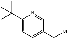 (6-tert-butylpyridin-3-yl)methanol Struktur