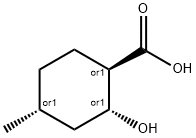 (1R,2R,4R)-2-Hydroxy-4-methylcyclohexanecarboxylic acid Struktur