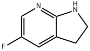 5-Fluoro-2,3-dihydro-1H-pyrrolo[2,3-b]pyridine0 Struktur