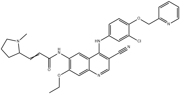 Pyrotinib Racemate Struktur