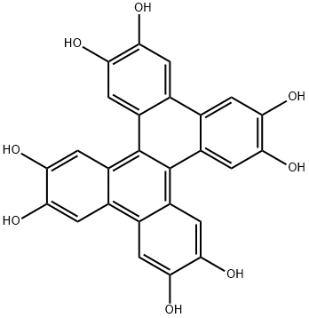 Dibenzo[g,p]chrysene-2,3,6,7,10,11,14,15-octol Struktur