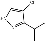 4-chloro-3-isopropyl-1H-pyrazole Struktur