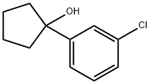 Cyclopentanol, 1-(3-chlorophenyl)- Struktur