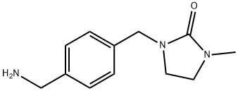 1-(4-(aminomethyl)benzyl)-3-methylimidazolidin-2-one Struktur