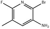 3-Pyridinamine, 2-bromo-6-fluoro-5-methyl- Struktur