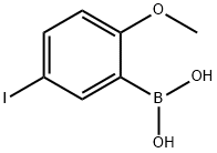 Boronic acid, B-(5-iodo-2-methoxyphenyl)- Struktur