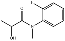 Propanamide, N-(2-fluorophenyl)-2-hydroxy-N-methyl- Struktur