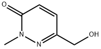 3(2H)-Pyridazinone, 6-(hydroxymethyl)-2-methyl- Struktur