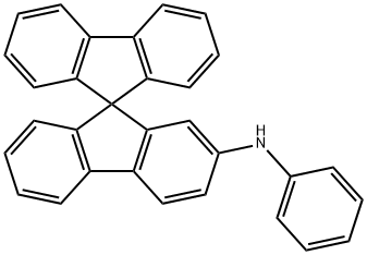 N-苯基-9,9′-螺二[9H-芴]-2-胺 結(jié)構(gòu)式