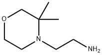 2-(3,3-dimethylmorpholin-4-yl)ethan-1-amine Struktur