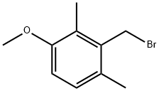 Benzene, 2-(bromomethyl)-4-methoxy-1,3-dimethyl- Struktur