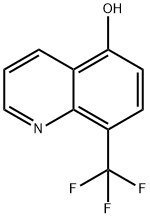 5-Quinolinol, 8-(trifluoromethyl)- Struktur