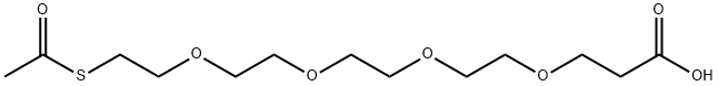 17-Oxo-4,7,10,13-tetraoxa-16-thiaoctadecanoic Acid Struktur