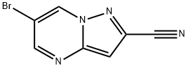 6-bromopyrazolo[1,5-a]pyrimidine-2-carbonitrile Struktur