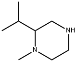 1-methyl-2-(propan-2-yl)piperazine Struktur