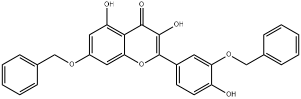 Quercetin 3’,7-Di-O-Benzyl Ether Struktur