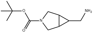 Tert-Butyl 6-(Aminomethyl)-3-Azabicyclo[3.1.0]Hexane-3-Carboxylate(WX111816) Struktur