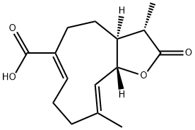 11β,13-Dihydrotaraxinic acid Struktur